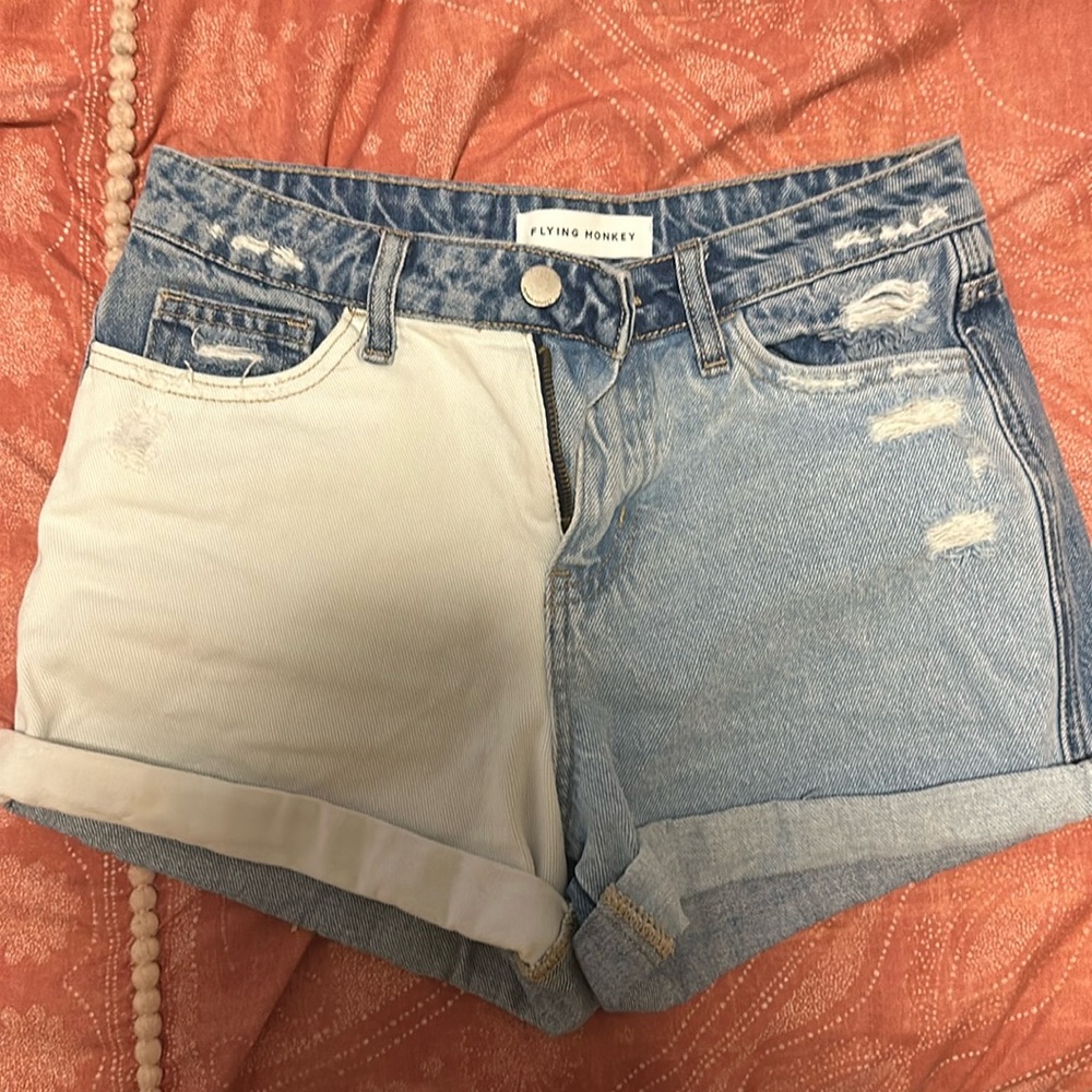 Flying Monkey two toned shorts